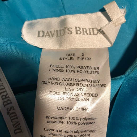Short David Bridal’s dress - Picture 4 of 5